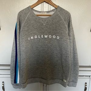 MARINE LAYER 'Rare' Fleece Gray Sweatshirt INGLEWOOD SoFi Stadium